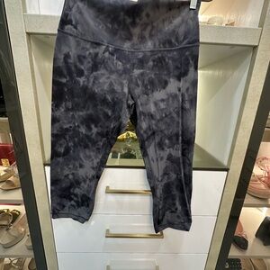 lululemon athletica Black Tie-Dye Leggings Size 12